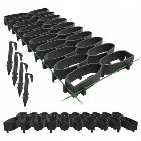 KRATKA 500X200 CZARNA