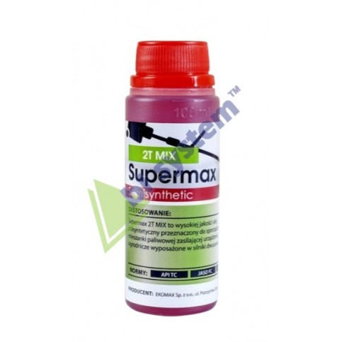 Olej supermax 2T Czer. 0,1L