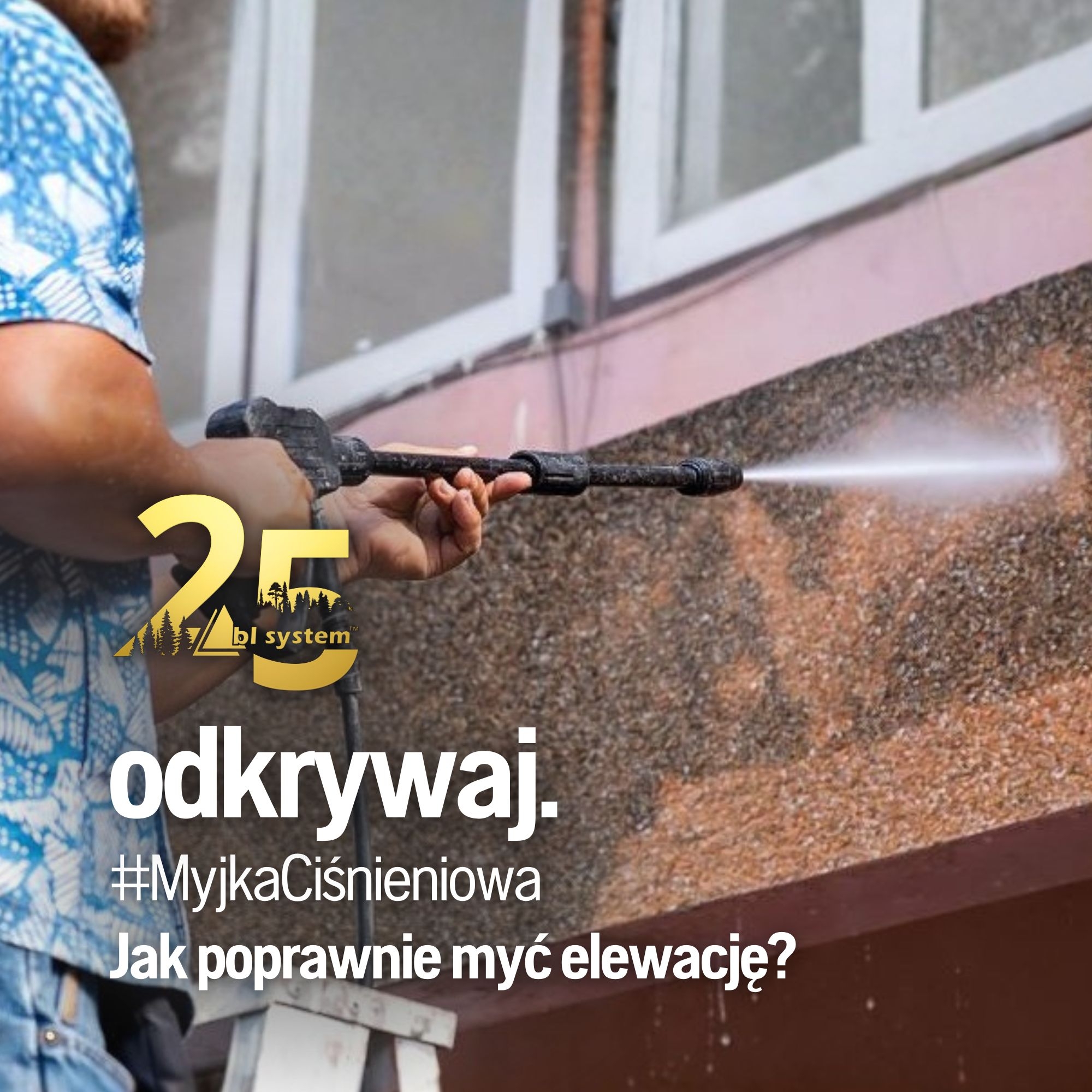 Użycie myjki ciśnieniowej do mycia elewacji – jak robić to bezpiecznie i skutecznie